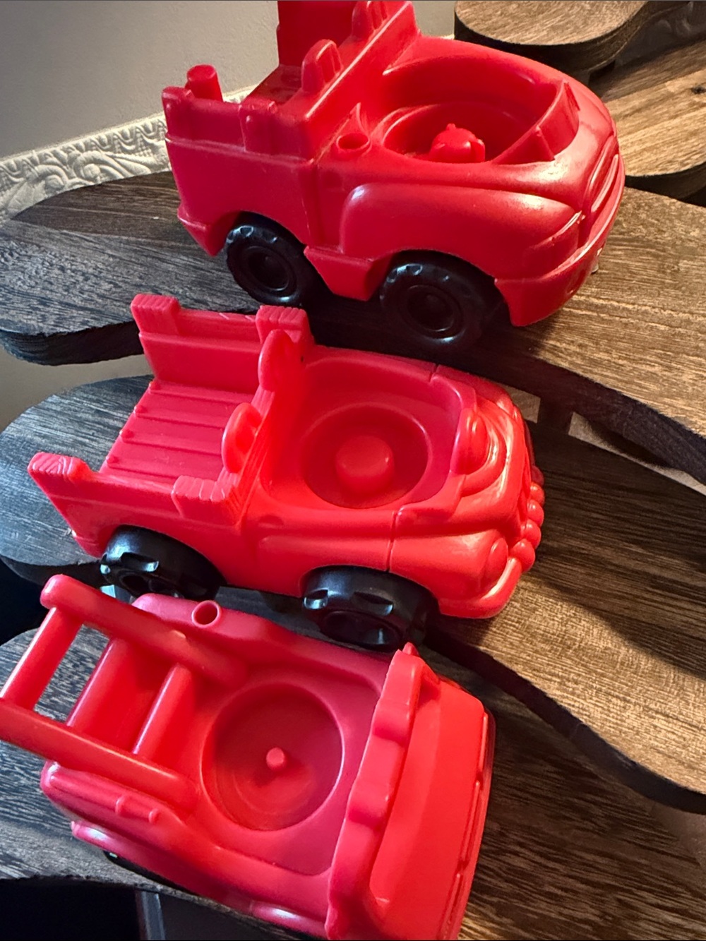 VTG Mattel Fisher Price Little People SET of 3 Classic Cars
